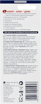 Digitalni toplomjer, više vrsta Mivolis