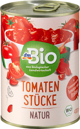 Pomidory krojone masa netto 400 g, masa po odcieku dmBio