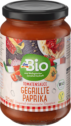 Sauce, Tomatensauce gegrillte Paprika dmBio