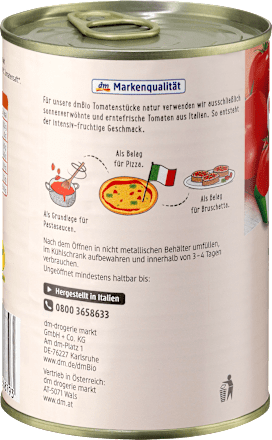 Tomaten Stücke, natur dmBio