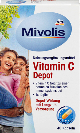 Vitamin C Depot, Kapseln 40 St Mivolis
