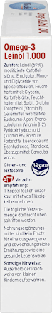 Omega-3 Leinöl 1.000, Kapseln 30 St. Mivolis