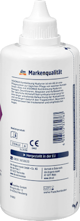 Kontaktlinsen-Pflegemittel Kombilösung mit Hyaluron VISIOMAX