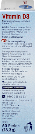 Vitamin D3, Perlen 60 St. Mivolis