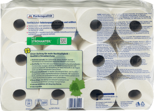 Toilettenpapier 3-lagig Vorratspackung Sanft&Sicher