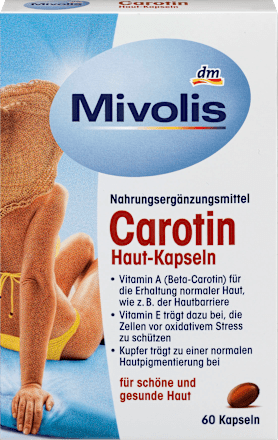 Carotin Haut-Kapseln 60 St. Mivolis