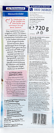 Hauptfutter für Wildvögel, Wintermomente Winter-Meisenknödel Dein Bestes