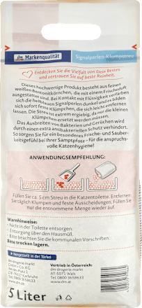 Katzenstreu, Signalperlen Klumpstreu Dein Bestes