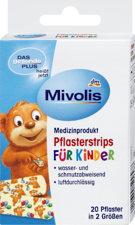 Vodootporni flasteri za djecu – medvjedić Mivolis