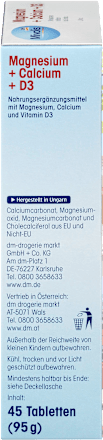 Magnesium + Calcium + D3, Tabletten 45 St. Mivolis