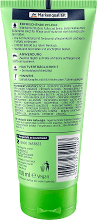 Balea Teebaumöl Fußcreme  Balea