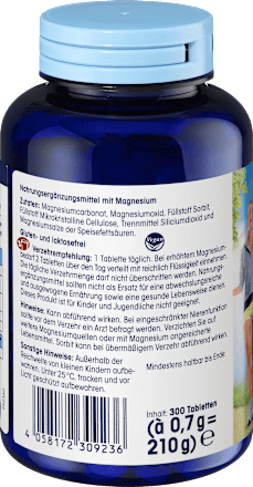 Magnesium, Tabletten 300 St. Mivolis
