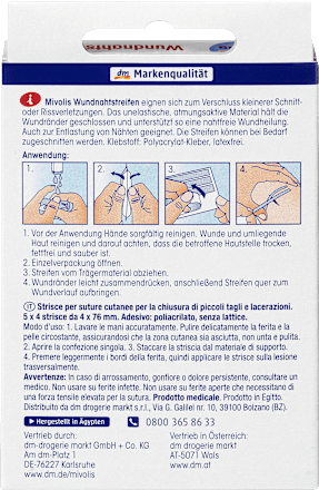 Wundnahtstreifen Mivolis
