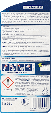 Geschirrspül-Tabs 4-Fach-Stark Denkmit
