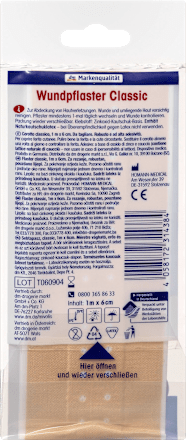 Wundpflaster Classic 1 m x 6 cm Mivolis