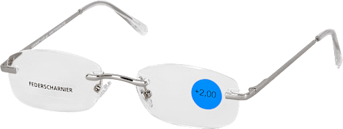 Očala za branje, dioptrija: +2,00, brez okvirja Visiomax
