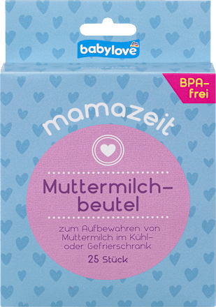 Mamazeit Muttermilchbeutel babylove Mama
