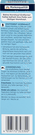 Fußcreme Hornhautentferner Salbe Balea