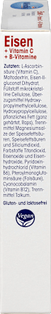 Eisen + Vitamin C + B-Vitamine, Tabletten, 40 St. Mivolis