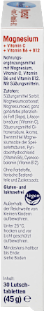 Magnesium + Vitamin C + Vitamin B6 + B12 Lutschtabletten, 30 St Mivolis