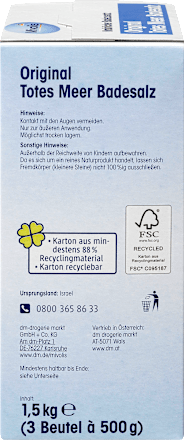 Original Totes Meer Badesalz Mivolis