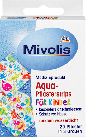 Aqua-Pflasterstrips für Kinder Mivolis
