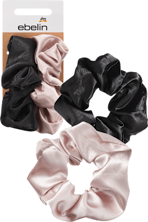 Haargummis Satin-Optik ebelin