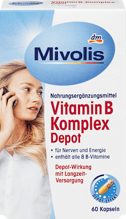 Vitamin B Komplex Depot, Kapseln 60 St. Mivolis