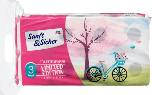 Toilettenpapier Saison 3lg 8x180Bl Sanft&Sicher