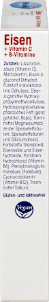 Eisen + Vitamin C + B-Vitamine, Tabletten, 40 St. Mivolis