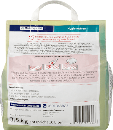 Żwirek dla kota, higieniczny Dein Bestes