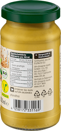 Senf, mittelscharf dmBio