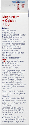 Magnez + wapń + witamina D3 w tabletkach, 45 szt. Mivolis