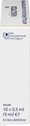 Anti-Allergische Augentropfen 10 Ampullen à 0,5 ml VISIOMAX