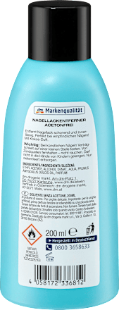 Лакочистител без ацетон с аромат на кокос ebelin