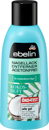 Лакочистител без ацетон с аромат на кокос ebelin