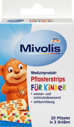 Detské vodoodolné náplasti  Mivolis