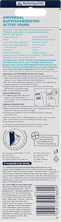 Aufsteckbürsten Universal Active Young Dontodent