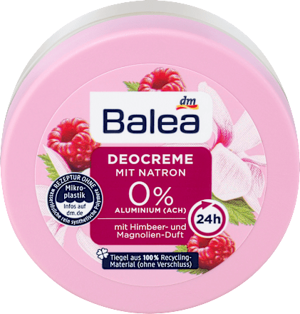 Deocreme mit Natron Balea