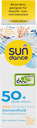 Emulsja do opalania Med Ultra Sensitiv SPF 50+ SUNDANCE