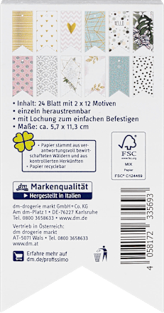 Dekoracyjne zawieszki na prezenty Profissimo