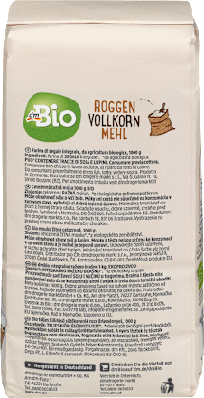 Roggenmehl Vollkorn dmBio