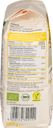 Grieß, Polenta, glutenfrei dmBio