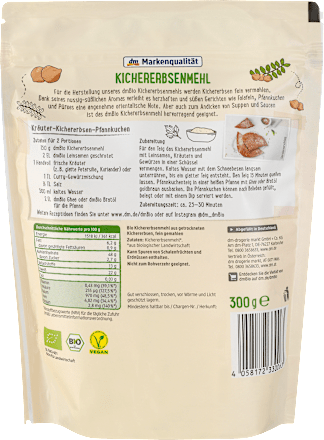 Bio csicseriborsóliszt dmBio