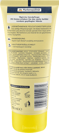 Handcreme Buttermilk & Lemon Balea