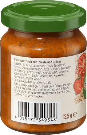 Aufstrich Tomate Quinoa dmBio