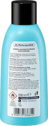 Лакочистител без ацетон с аромат на кокос ebelin