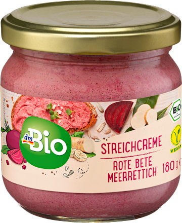 Vegetariánska nátierka s červenou repou a chrenom dmBio
