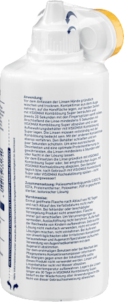 Kontaktlinsen-Pflegemittel Kombilösung Super mit Behälter VISIOMAX