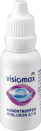 Augentropfen mit 0,1% Hyaluron  VISIOMAX